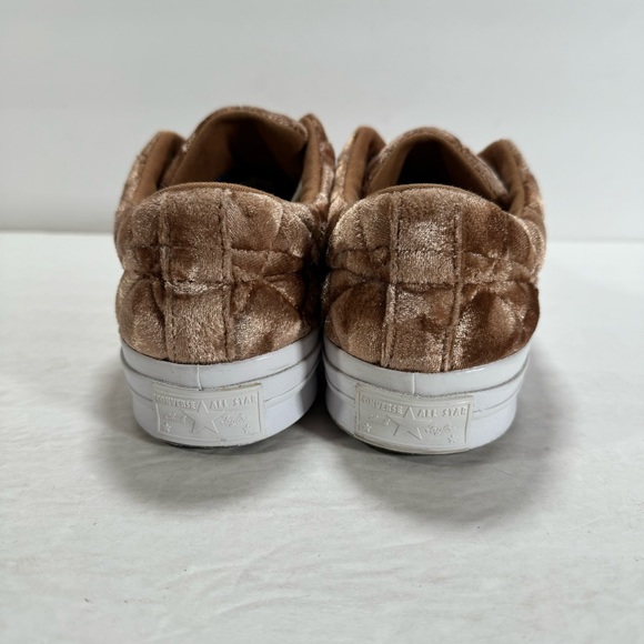 Converse One Star x Golf Le Fleur OX Brown Sugar Quilted Velvet Sneakers Size 7 - Picture 5 of 10